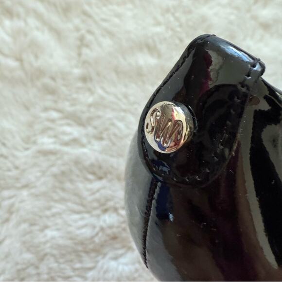 Stuart Weitzman patent leather high heels women shoes size 8 US - Picture 5 of 7